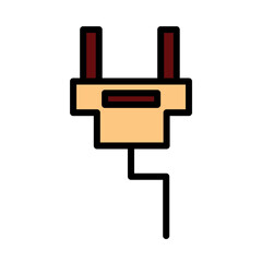 Energy Plug Power Filled Outline Icon