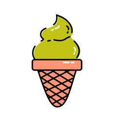 Cute Ice Cream Doodle Set