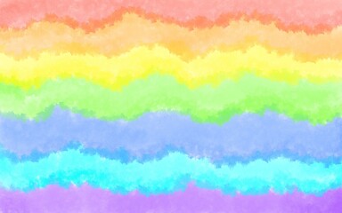 abstract watercolor rainbow background