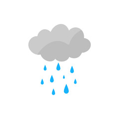 cloud sky with rain drops