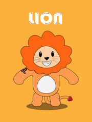 the constellation of the feisty lion