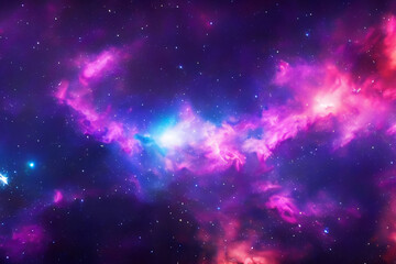 Fototapeta premium nebula space background