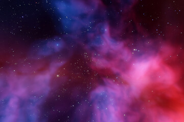 Obraz premium nebula space background