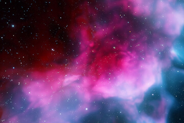 Naklejka premium nebula space background
