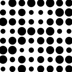 black and white dots