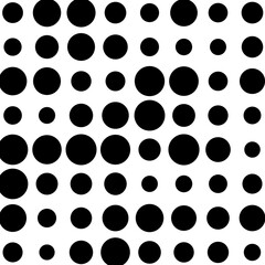 black and white dots