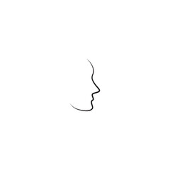 Face icon logo vector