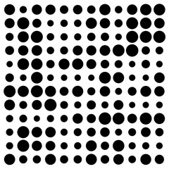 black and white circles