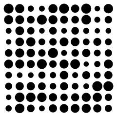 black and white circles