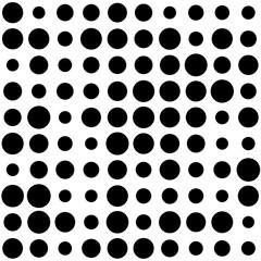 black and white circles