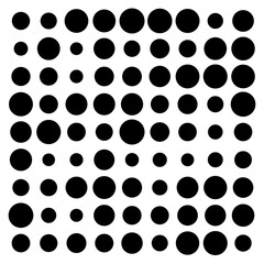 black and white circles