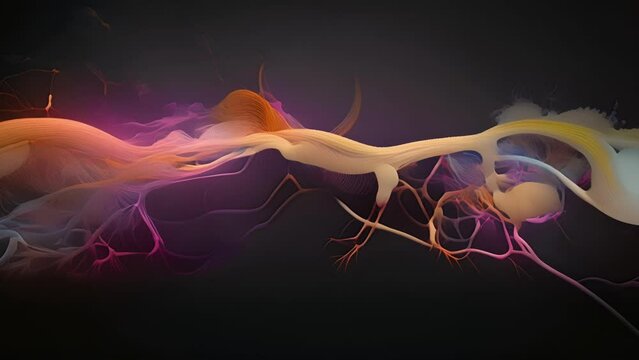 A thoughtprovoking piece of modern art exploring the wonders of neurulation and the significance of the spinal cord as a lifeline for human development.