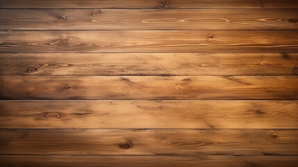 Fototapeta premium Wooden table facing the camera, AI Generative.