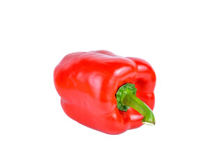 Red bell pepper  on   transparent png