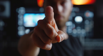 pointing at someone, Generative AI