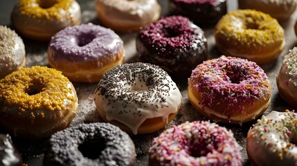 A group of donuts