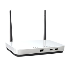 wireless router isolated on transparent background Remove png, Clipping Path, pen tool