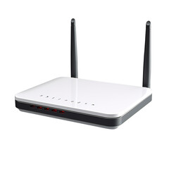 wireless router isolated on transparent background Remove png, Clipping Path, pen tool