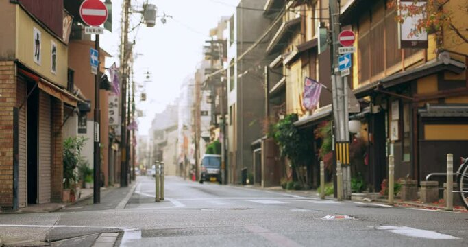 Bicycle, travel and man riding in the city for exercise or transportation to college academy. Fitness, backpack and young male student driving a bike to university for carbon footprint in urban town.