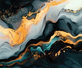 Abstract art with different patterns in oil canvas, compositions, design, created with AI