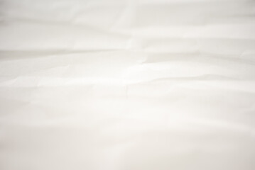 Close-up blurred white paper texture background