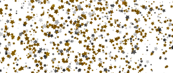 golden stars - 3d