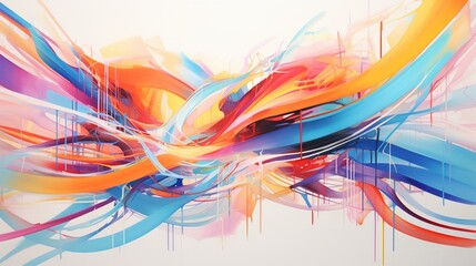 A visually stunning background featuring a dynamic arrangement of mixed color lines, forming an abstract and lively composition that captures the imagination.