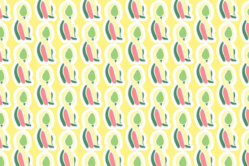 Vector Spring Seamless Pattern Background