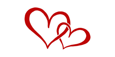 Two loving hearts
