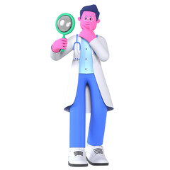 Male Doctor Observation Medical Healthcare Hospital