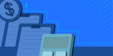 Abstract financial business background image