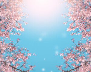 Flower and light; background or texture; spring concept