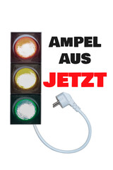 Die Ampel muss weg.