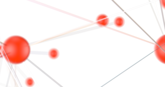 Abstract technology futuristic network - fantasy plexus background. 3D rendering