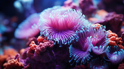 Fototapeta na wymiar Colorful coral.