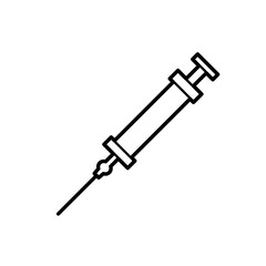 Fototapeta premium Vaccine icon 