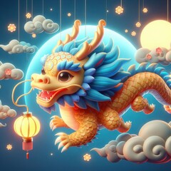 Fototapeta na wymiar chinese new year dragon