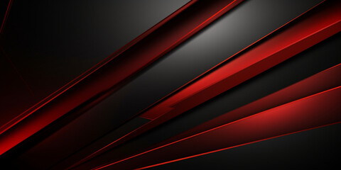 The red network of lines Is shown, Abstract grey stripe slash orange light on deep red design .