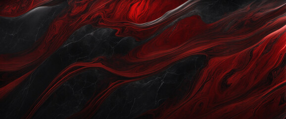 Black red abstract background. Marble pattern. Dark. Toned stone background with space for design. Web banner. Wide. Long. Panoramic. Backdrop. Christmas. Close-up. - obrazy, fototapety, plakaty