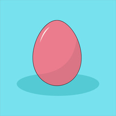easter egg vector illustration