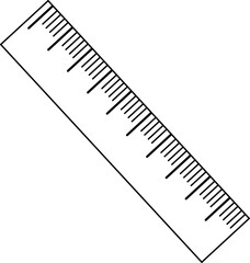Ruler icon. Replaceable vector design
