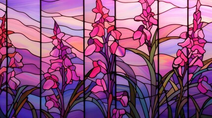 illustration flowers background