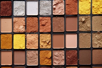 Fototapeta premium Eyeshadow palette. Close-up. Beauty concept