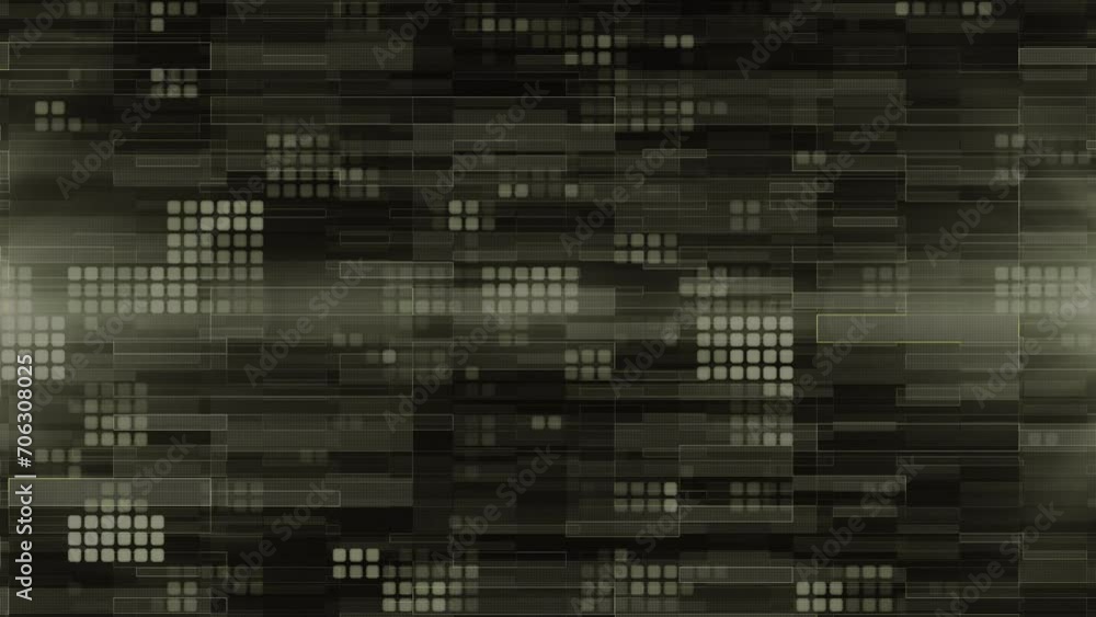 Poster gray animated background in technology concept. abstract gray led rectangles. technology digital squ