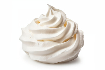 ホイップクリーム、生クリームの写真(高級、牛乳) A picture of whipped cream . Generative AI 