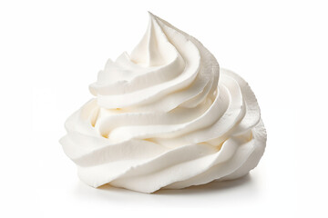 ホイップクリーム、生クリームの写真(高級、牛乳) A picture of whipped cream . Generative AI 