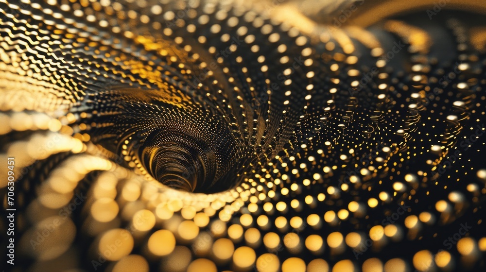 Aufkleber A close up view of a spiral design. Perfect for adding an artistic touch to any project