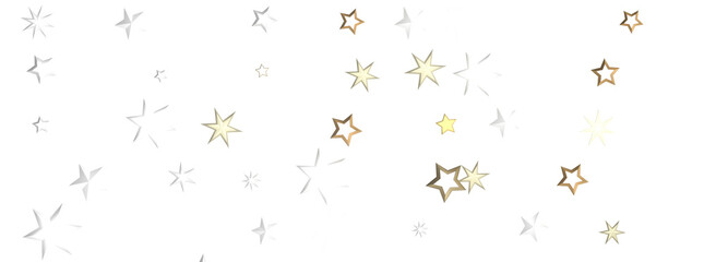 Stellar Christmas Drift: Radiant 3D Illustration Showcasing Descending Holiday Stars in Motion