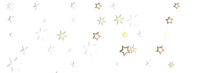 Stellar Christmas Drift: Radiant 3D Illustration Showcasing Descending Holiday Stars in Motion