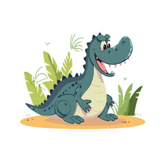 alligator crocodile cartoon kid story education
